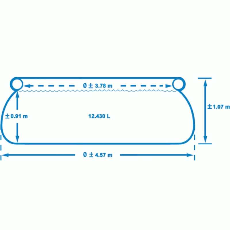 INTEX Easy Set Pool Piscine Gonflable 457 X 107 Cm Avec Filtration A Cartouche 26166NP 8 INTEX Easy Set Pool Piscine Gonflable 457 X 107 Cm Avec Filtration A Cartouche 26166NP – Image 8