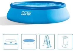 INTEX Easy Set Pool Piscine 457 X 122 Cm Epurateur A Cartouche 26168NP