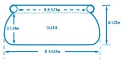 INTEX Easy Set Pool Piscine 457 X 122 Cm Epurateur A Cartouche 26168NP -Bestway Boutique intex 26168gn 800x800 1