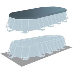 INTEX Prism Frame Oval Premium Pools Piscine 610 X 305 X 122 Cm Avec Filtration 26798NP -Bestway Boutique intex bazen 26798np 02 800x800 1