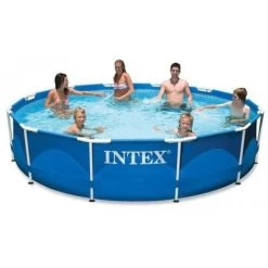 INTEX METAL FRAME POOLS Piscine 366 X 76 Cm, Avec Filtration A Cartouche 28212GN -Bestway Boutique intex frame pool bazen2 128202 800x800 1