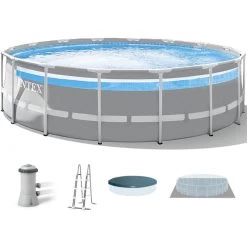 INTEX Prism Frame Premium Pools Piscine 427 X 107 Cm 26722NP