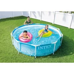 INTEX METAL FRAME POOLS Piscine 305 X 76 Cm Avec Filtration A Cartouche 28208GN -Bestway Boutique intex 28208GN 3 800x800 1