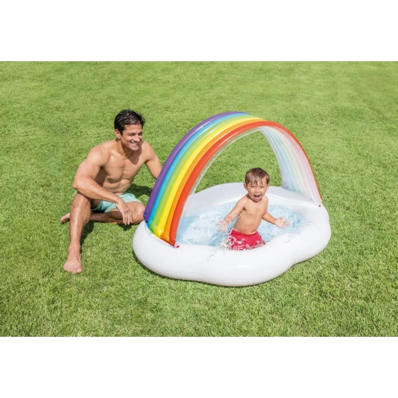INTEX Piscine Bébé Arc En Ciel 57141NP 2 INTEX Piscine Bébé Arc En Ciel 57141NP – Image 2