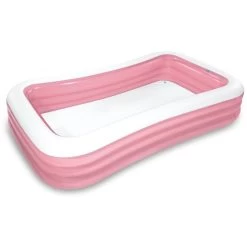 INTEX Piscine Gonflable Rectangulaire Givrée Rose 305 X 183 X 56cm 58487NP